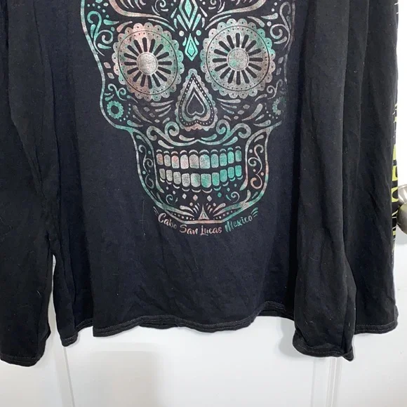Sugar Skull Long Sleeve Tee - Picture 3 of 9